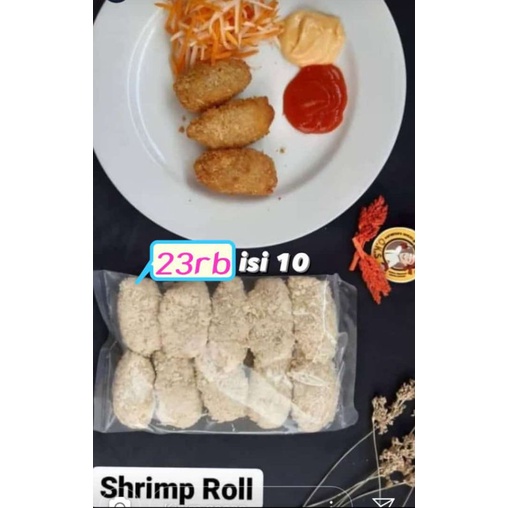 

Shrimp roll/ frozen food / makanan beku olahan