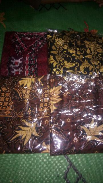 Kemeja Batik Pria Ppbtk07 Modern Lengan Panjang Casual Modis Trendy Masa Kini M L Xl Asli Pekalongan