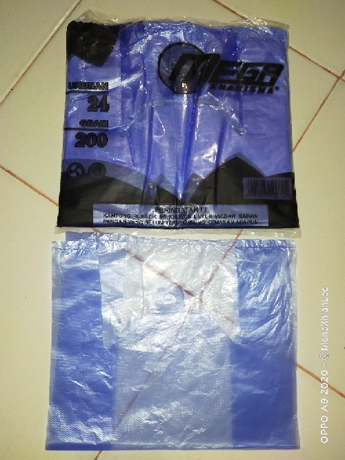 Isi 50lembar Hd24 Mega Warna Embos Kantong Plastik Hd24 Kresek Warna Warni Mega Tipis Kuat Embos