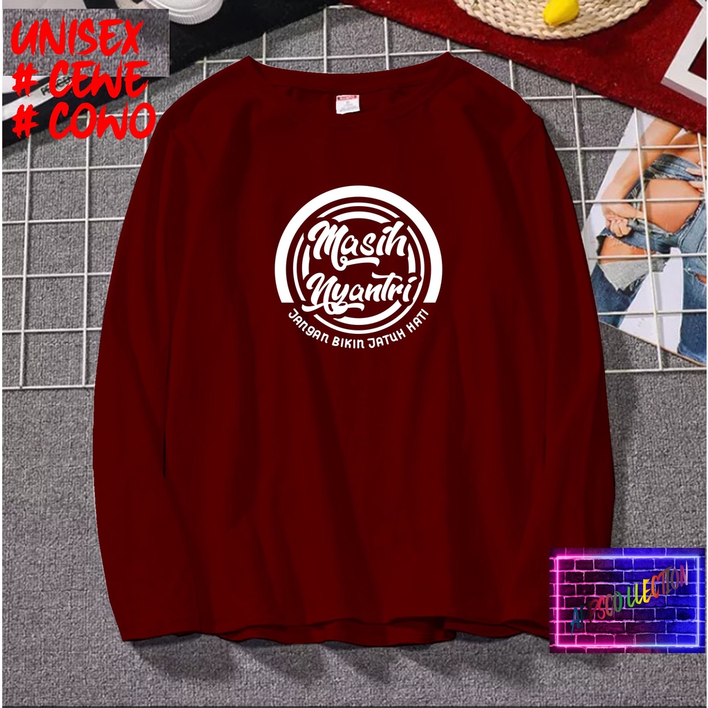 COD/ KAOS MASIH NYANTRI LENGAN PJG/KAOS TULISAN/KAOS HIT/KAOS SANTRI KEKINIAN/KAOS DAKWAH PAKAIAN PRIA PESANTREN KATA KATA VIRAL 2021/KAOS ISLAM/SANTRIWATI/KAOS HITS 2021/KAOS BERGAMBAR /KAOS TULISAN/KAOS EKSPRESI/KAOS PRIA /TSHIRT PRIA DAN WANITA /