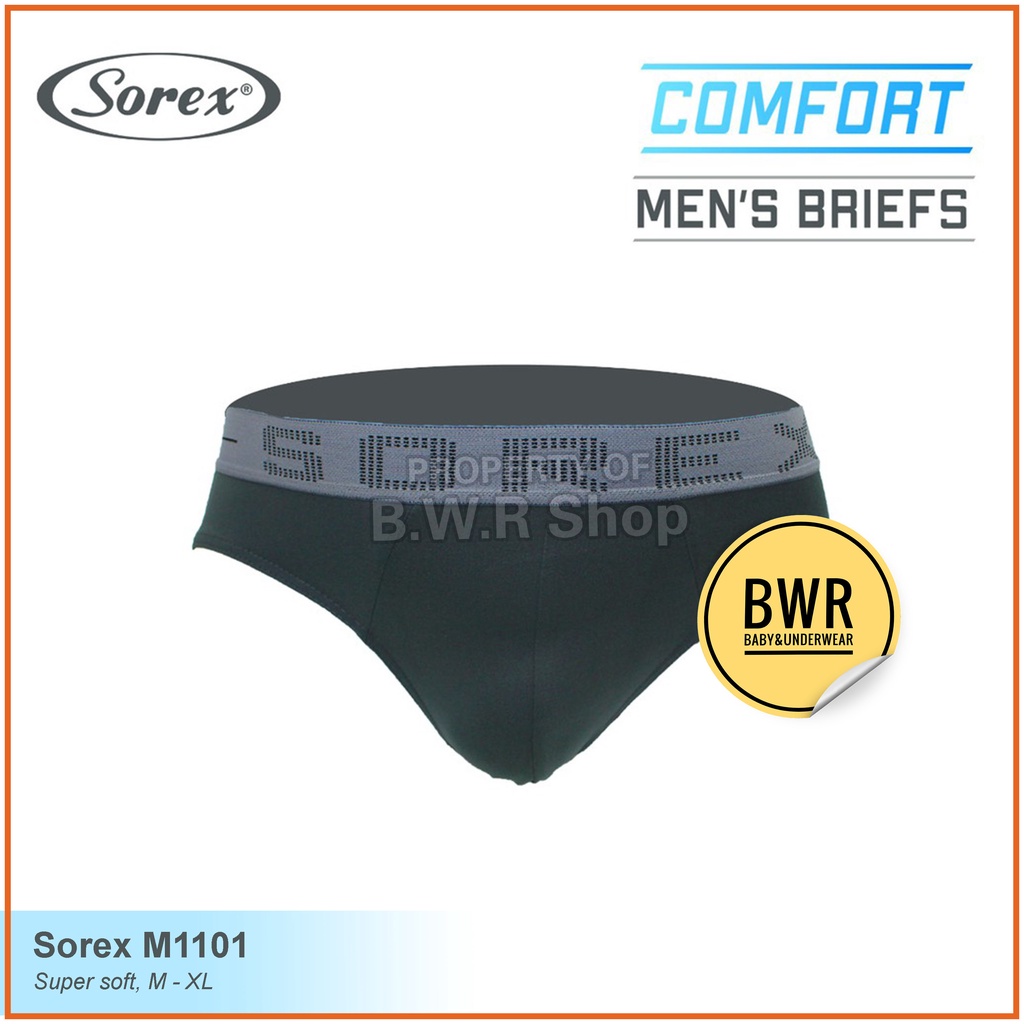 [ Ecer ] CD Sorex M 1011 Comfort / Celana Dalam Pria M1011 Karet Tebar Man Briefs Super Soft | Bwr