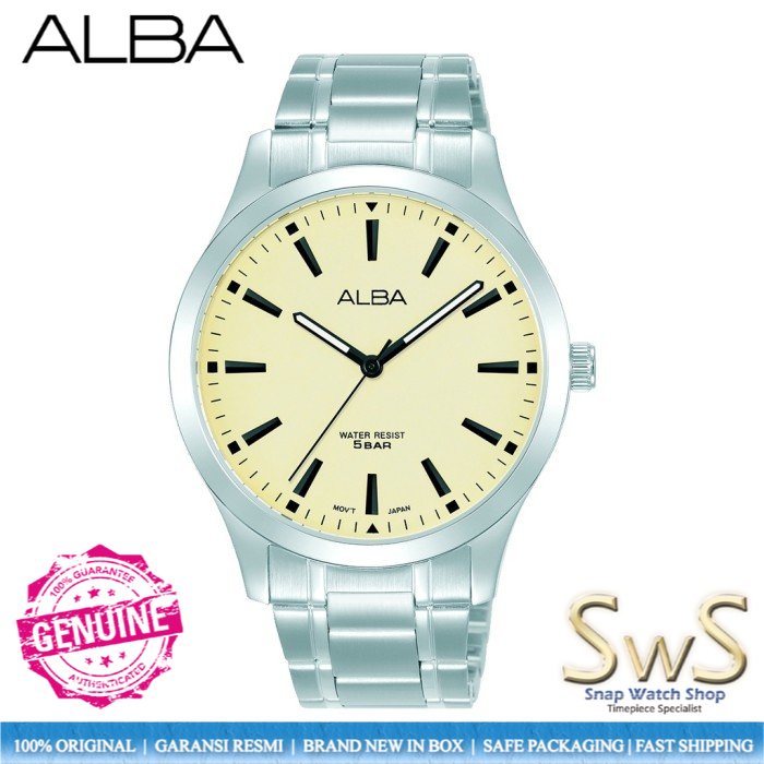 Alba Quartz ARX021 Stainless Steel Original Resmi Jam Tangan Pria