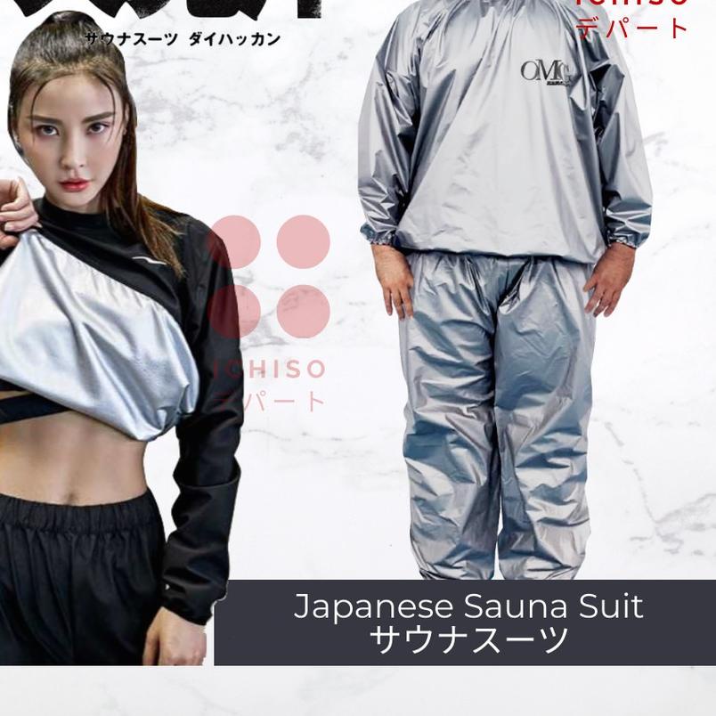 ❊ SALE Jaket Sauna Olahraga Jumbo Pria Wanita Sauna Suit Jumbo Wanita Baju Sauna Pembakar Lemak Jumb