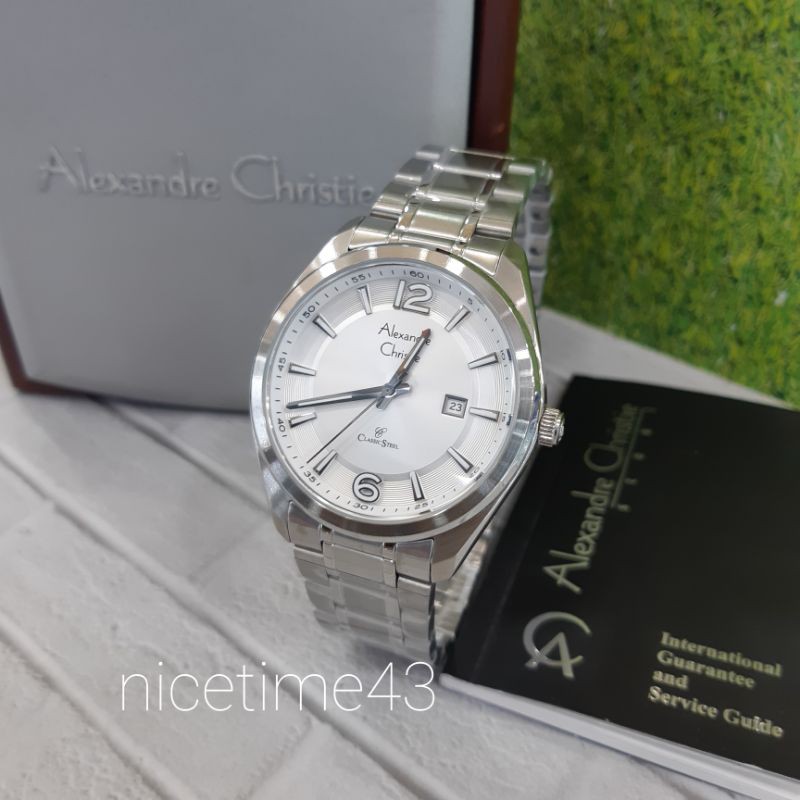 jam tangan pria original alexandre christie ac8583md