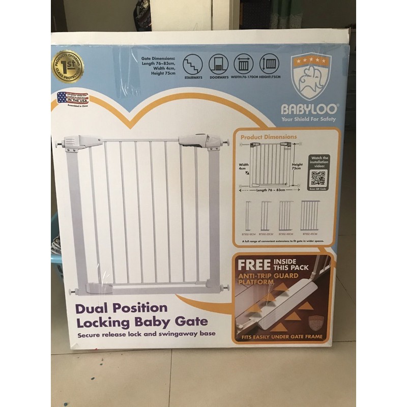 PAGAR TANGGA BABY GATE MEREK BABYLOO (PRELOVED) JABODETABEK GOSEND ONLY