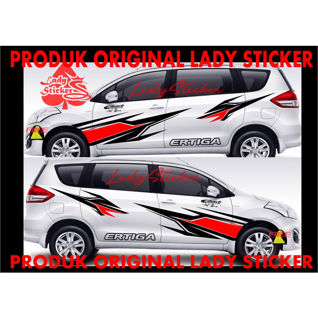 NEW STICKER STIKER MOBIL ERTIGA CUTTING STICKER STIKER MOBIL SUZUKI ERTIGA XL 7 PROTON ERTIGA