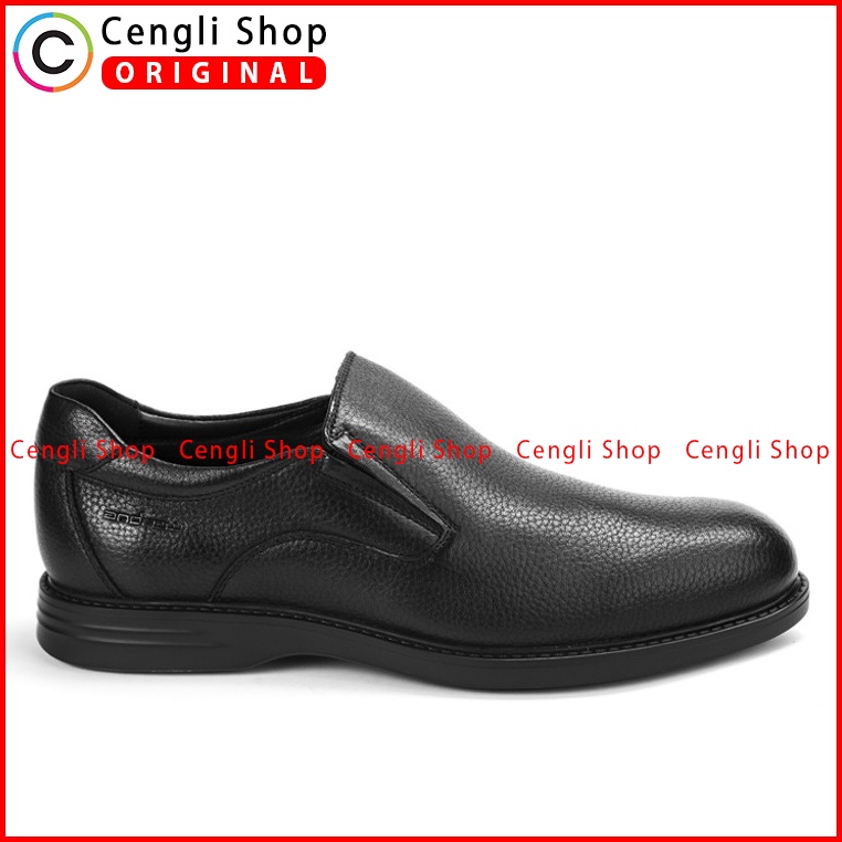 SEPATU FORMAL ANDREW PRIA ORIGINAL PANTOFEL KULIT ASLI HITAM ANM34