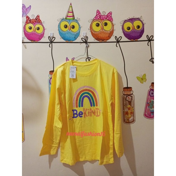 Kaos Wanita Lengan Panjang Street