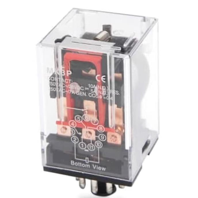Relay Mk3P 220Vac Mk3P-I Mk3P-1 220 Vac 220Va Pcmelebik54 Kualitas Baik