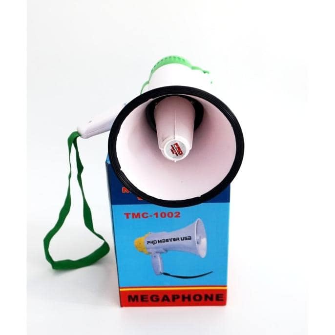 TOA MEGAPHONE TMC-1002 - PENGERAS SUARA - ALARM - REKAM - RECHARGEABLE