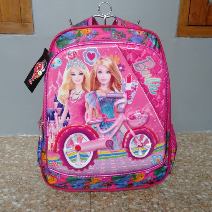 Tas Karakter Splash Emboss Barbie By