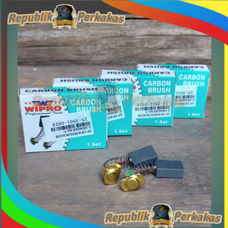 Wipro Carbon Brush / Arang / Brostel W3600 untuk mesin gerinda W3600B