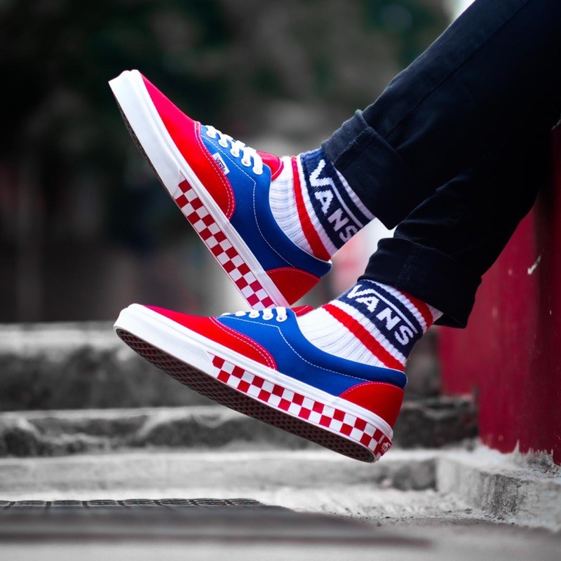 Vans Era BMX Checkerboard True Blue/Red