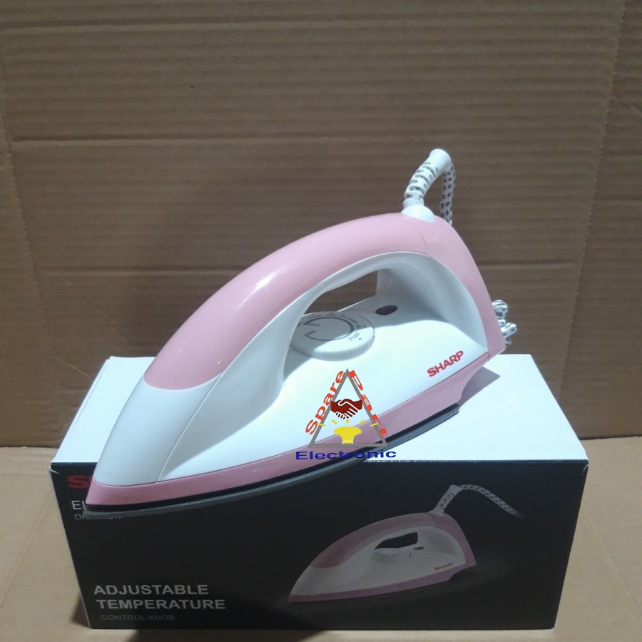 SETRIKA SHARP EI-N05-P SETRIKA LISTRIK AUTOMATIC DRY IRON (Warna Random)