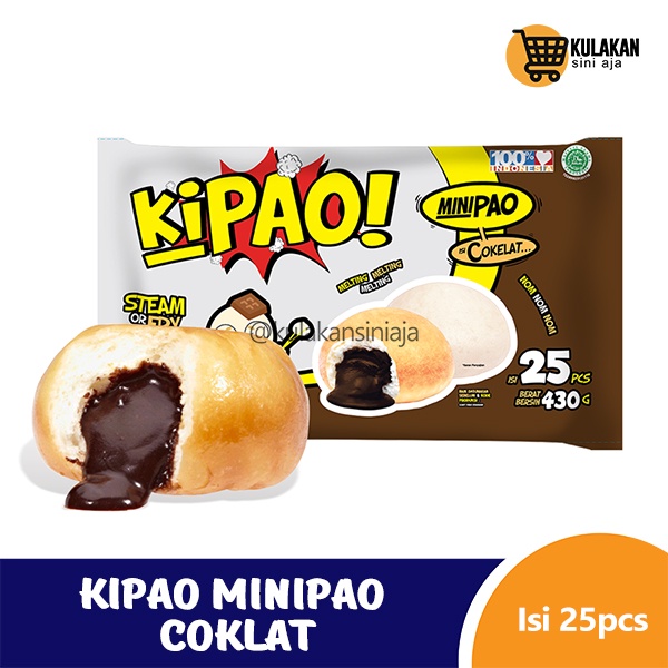 

Kipao Minipao Coklat Isi 25 pcs