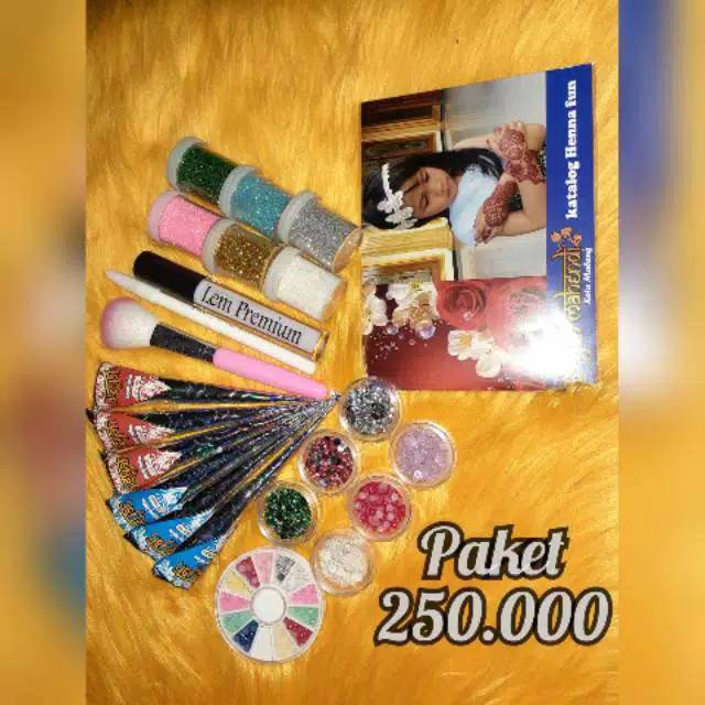 henna aisyah - henna maroon henna merah paket 250.000