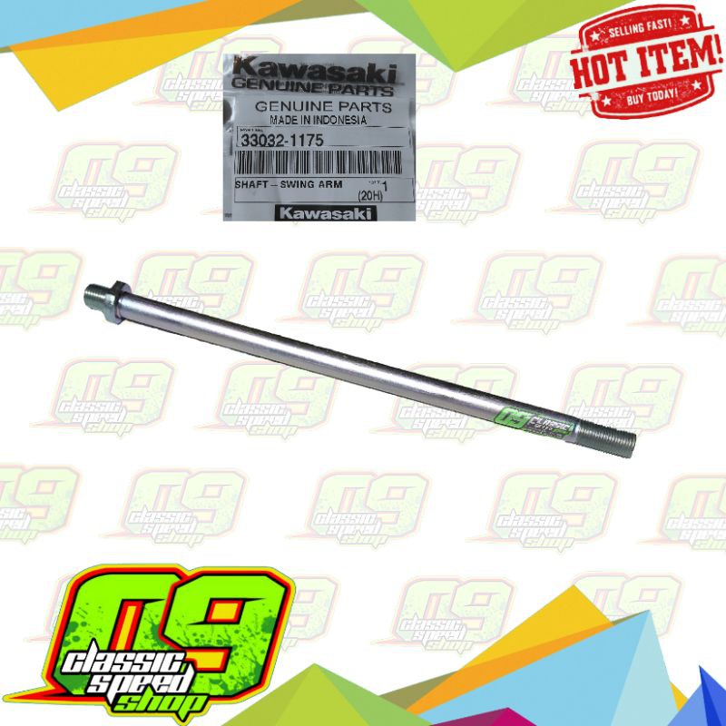 Baut As Rangka body belakang Swing arm   Kaze original/AS ARM GARPU TENGAH KAZE ORIGINAL
