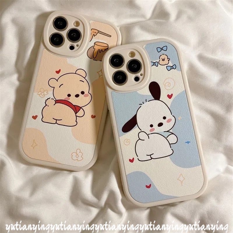 Soft Case TPU Motif Kartun Anjing Winnie The Pooh Untuk Redmi 10A 10C 9A 9T 10 9 9C NFC Note11Pro Note 8 9 Note 9 Note 10s Note 11 Note 10Pro Note 10s