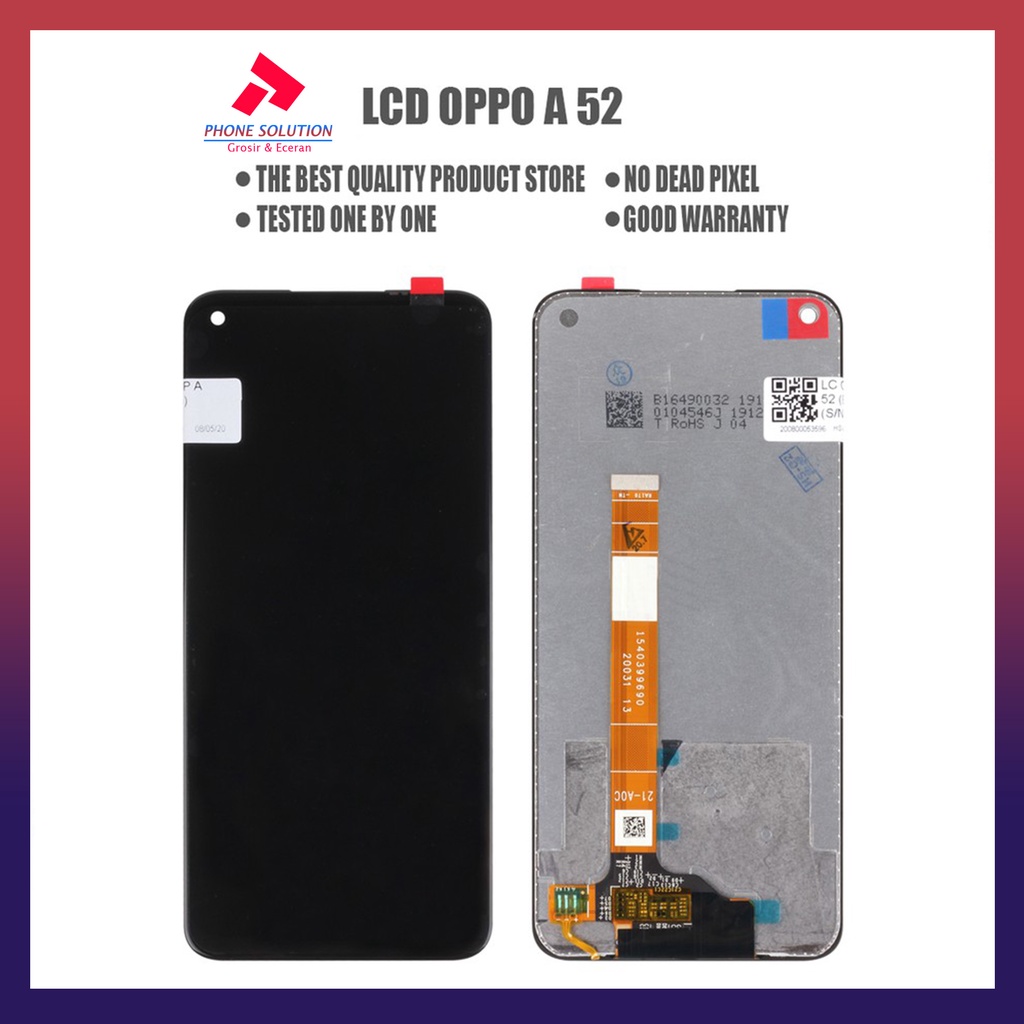 LCD Oppo A52  LCD Oppo A92 Fullset Touchscreen - Parts Kompatible Dengan Produk Oppo // Supplier LCD Oppo A52 - Garansi 1 Bulan