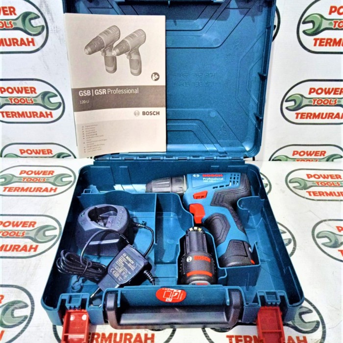BOR CHARGE BOSCH GSR 120-LI CORDLESS DRILL BOR BATERAI 12V
