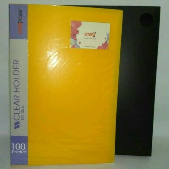 

Murah Clear Holder 100 Lembar Interx Folder / Display Book 100 Lembar Interx Keren