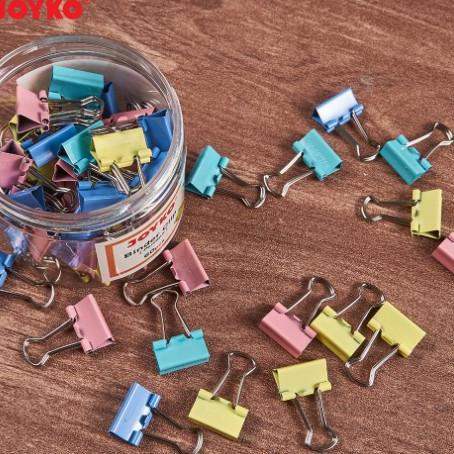 

ZOF BINDER CLIP JOYKO 105PTL KLIP PENJEPIT KERTAS FANCY PASTEL LUCU ANTI KARAT 1 DRUM 60 PCS WARNA WARNI GROSIR ATK MURAH PREMIUM [tk -757]