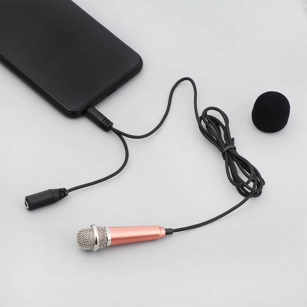 Top Mini Microphone Handphone Notebook Baru Dengan Headphone