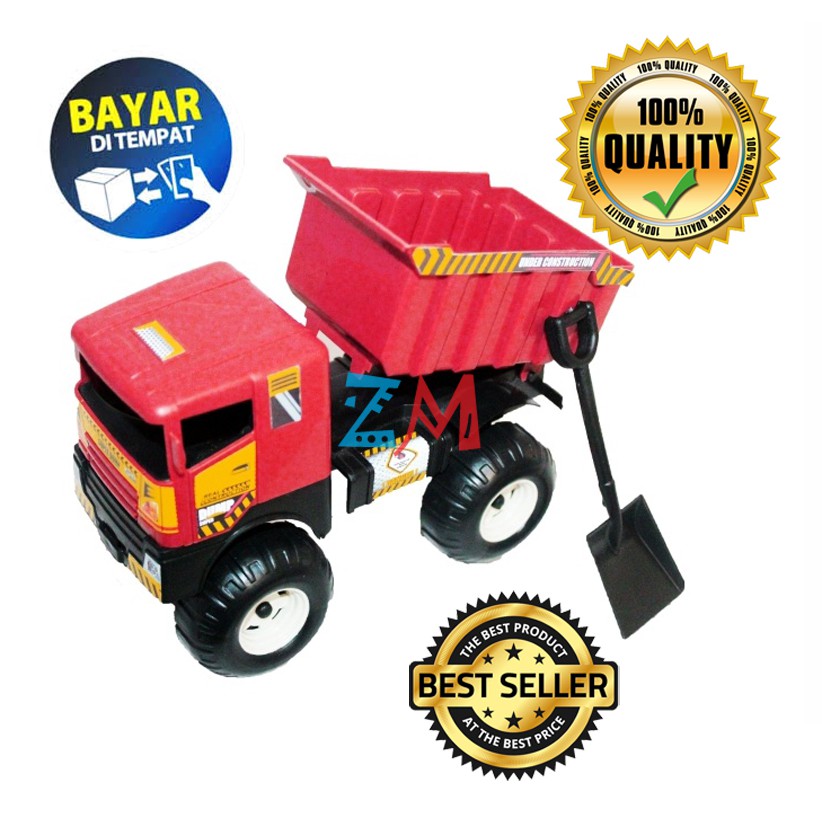 RM Mainan Anak Mobil TDM 205 Dump Truk Plus Sekop - Konstruksi
