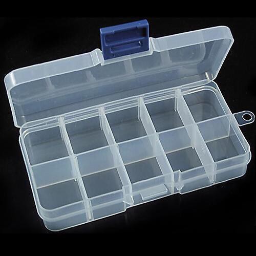 Storage box 10 grid kotak sekat multifungsi nail art