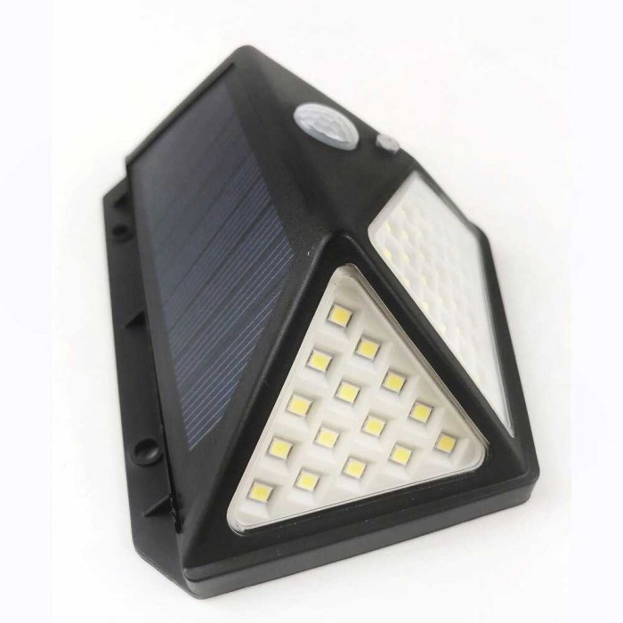 Lampu Taman Solar 100 LED Sensor Gerak &amp; IP65 Waterproof