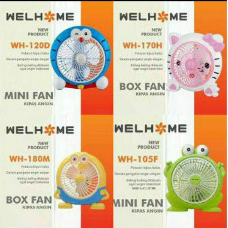 KIPAS ANGIN KARAKTER WELLHOME / KIPAS ANGIN KARAKTER DUDUK / KIPAS ANGIN HELLOKITTY / KIPAS ANGIN DO