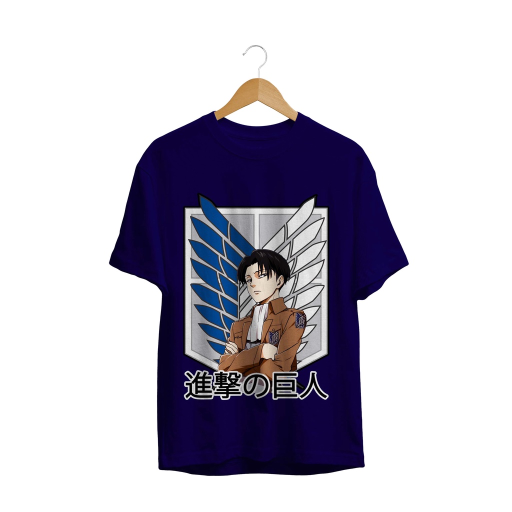 KAOS DISTRO ANIME SERIES LEVI ARROGANT ACKERMAN ATTACK ON TITAN SNK PREMIUM