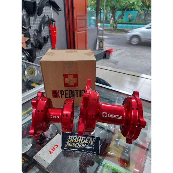 TROMOL EXPEDITION CRF150L CNC TROMOL DEPAN TROMOL BELAKANG