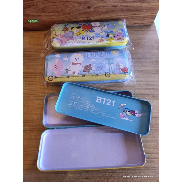 

kotak pensil BTS BT21/pencil case/tempat pensil