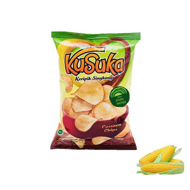 

Kusuka Keripik Singkong Jagung Amerika 180gr