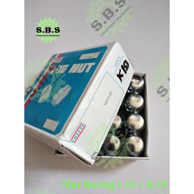 MUR RACING FUJITA , KUNCI 19 (16pcs) (DRAT 1,50 &amp; 1,25)