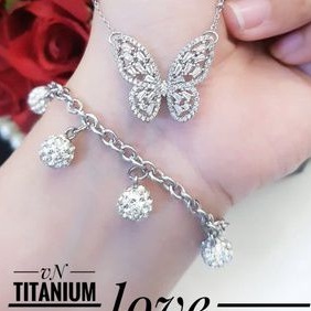 TiTanium set gelang kalung W11