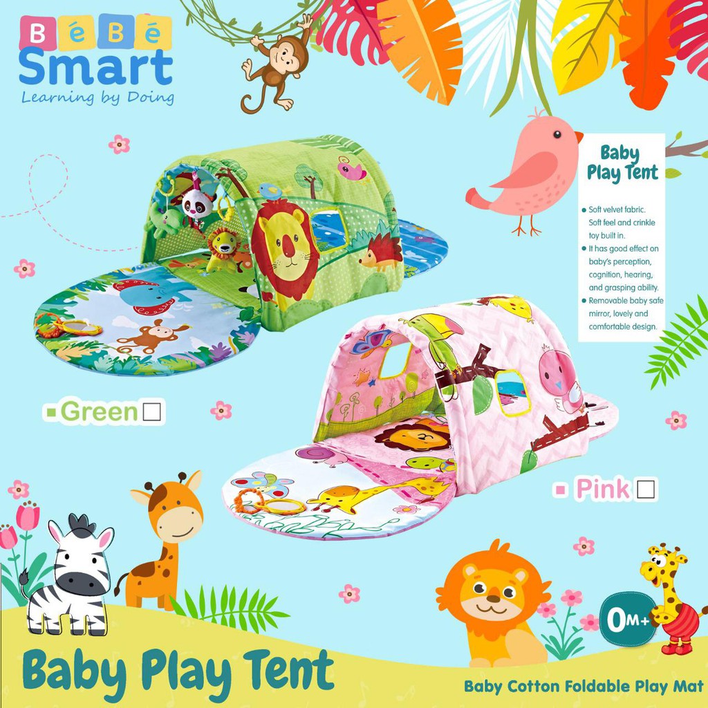 Bebe Smart Baby Play Tent / Tenda Mainan Bayi dan Anak 0 Bulan Keatas