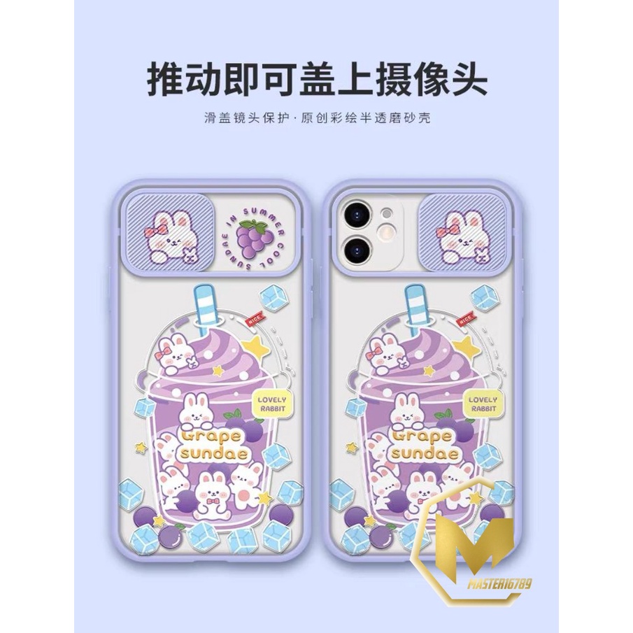 SS071 CASE SLIDE KARAKTER XIAOMI REDMI 9T 4A 5A 6A 8 9 9A 9C 10 10C 10 4G NOTE 4 4X 8 9 10 PRO POCO X3 M3 PRO  MA2004