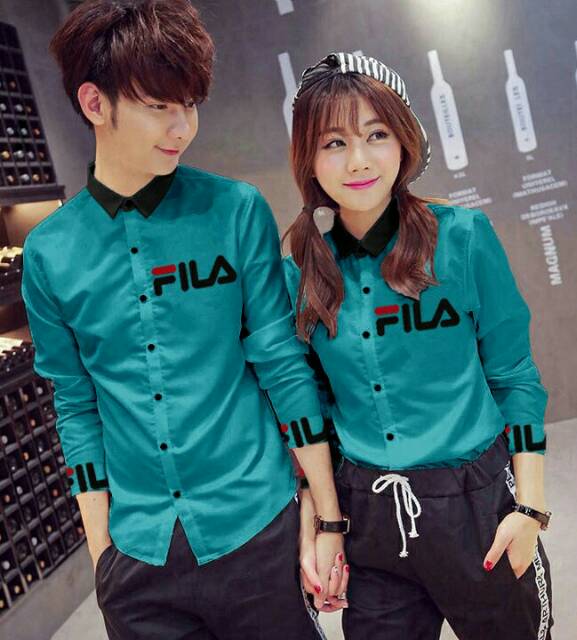 COUPLE KEMEJA FL / KEMEJA COWOK DAN CEWEK