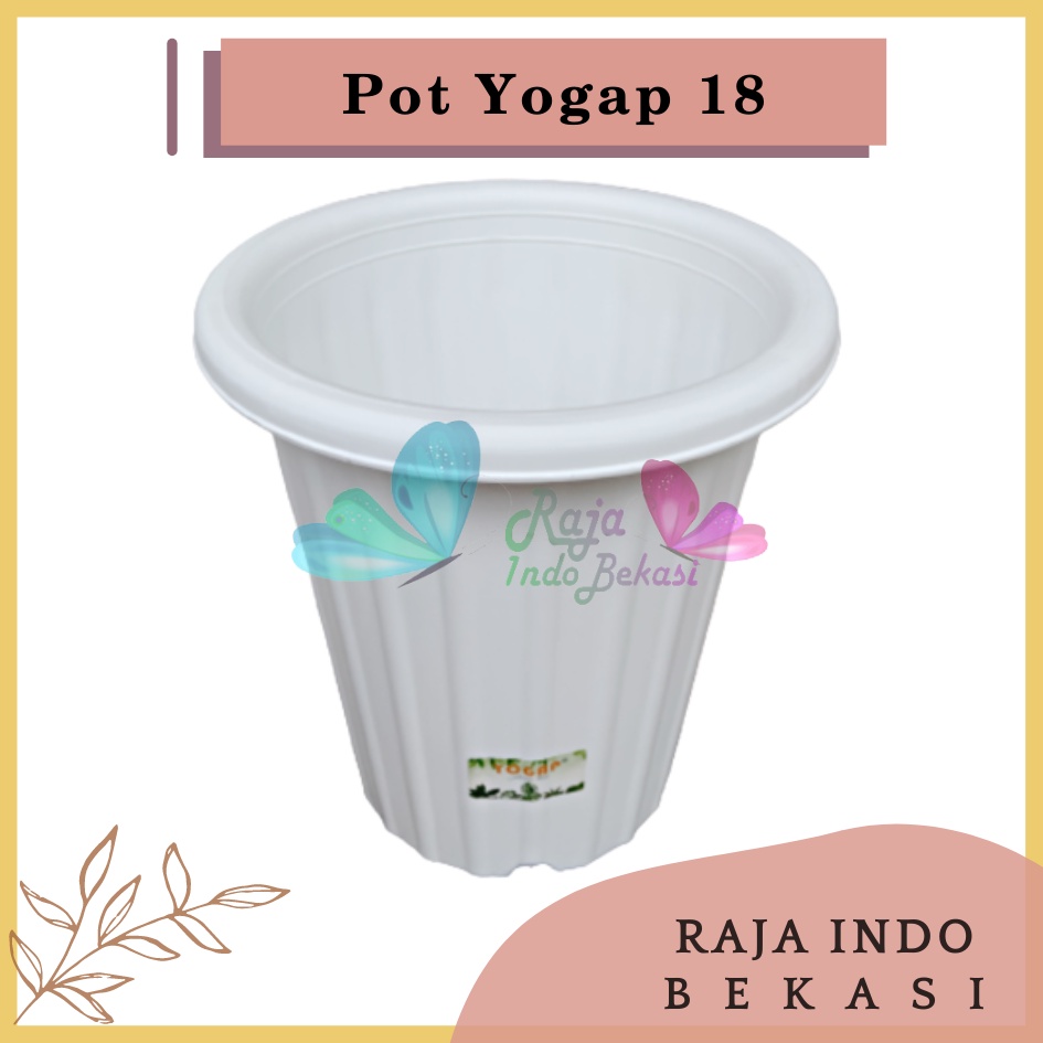 Pot Yogap 18 Putih Pot Yogap Yoga 18 19 25 Putih Tinggi Tebal Murah