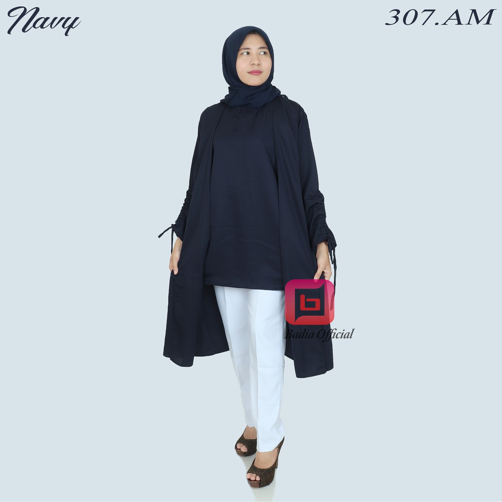 tunik sabyan semi outer plus blouse sabian muslimah syari wanita premium