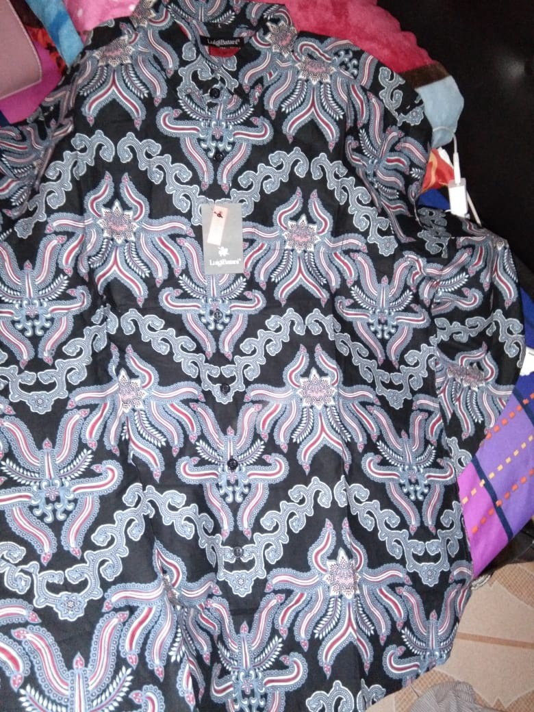 Kemeja Batik Pria Slim Fit Batik Pria Slim Fit Baju Batik Pria Fashion Pria Elegan Lbl612