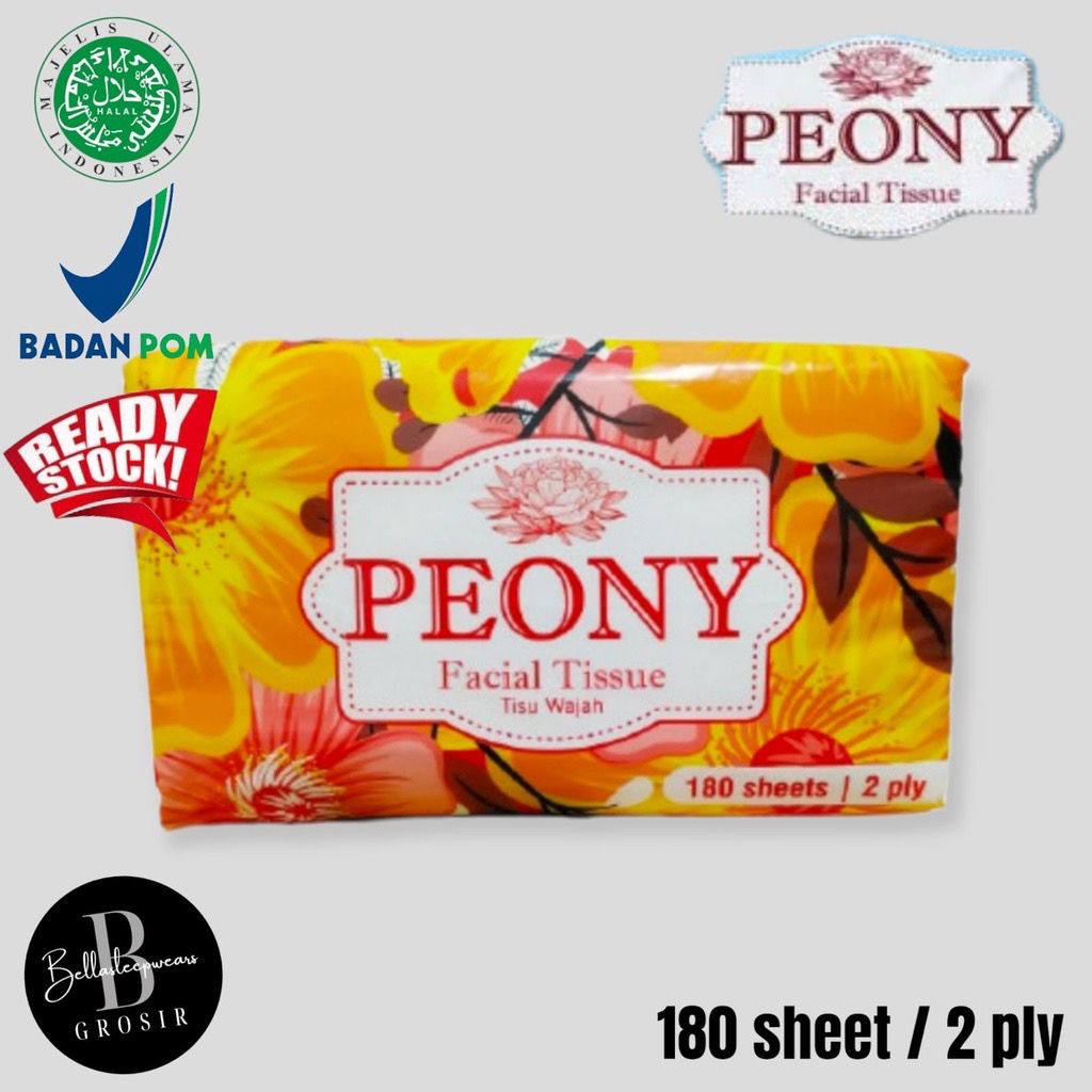 TISU WAJAH PEONY 180 SHEET 2  PLY 1 PACK