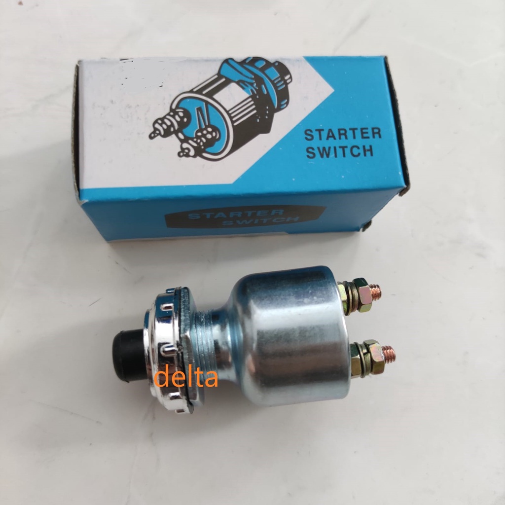 Switch Saklar Stater/Klakson Push On 12V 24V bisa utk mobil motor rumah 1pc