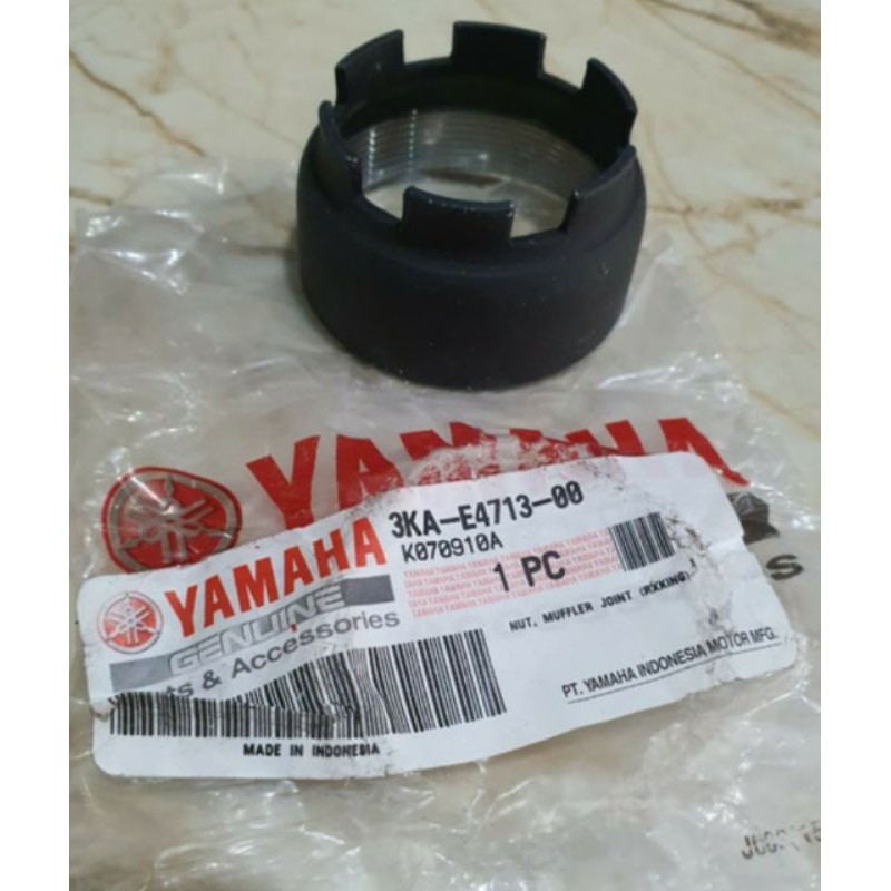 NUT MUFFLER MUR SAMBUNGAN KNALPOT TENGAH RX KING 2007 - 2008 ASLI ORI YAMAHA 3KA E4713 00