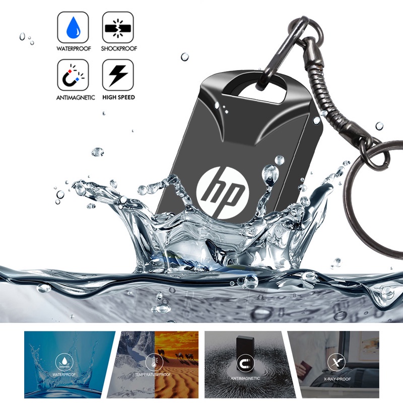 Hewlett-Packard Hp Flashdisk Usb Mini 4GB / 8GB / 16GB / 32GB / 64GB / 128GB / 256GB / 512GB / 1TB / 2TB / U.0 Kecepatan Tinggi