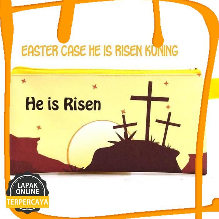 

Big Sale Easter Case He Is Risen Kuning Suvenir Paskah Passover Day Gereja Jaminan Mutu