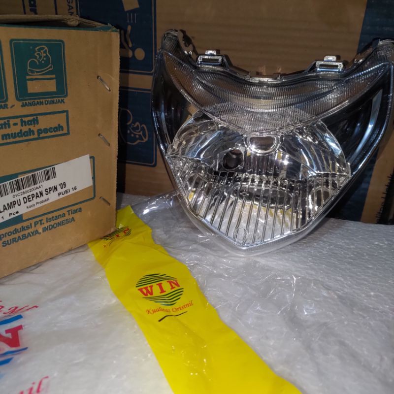 Reflektor Kaca Lampu Depan Spin 125 2009 Original Win Product