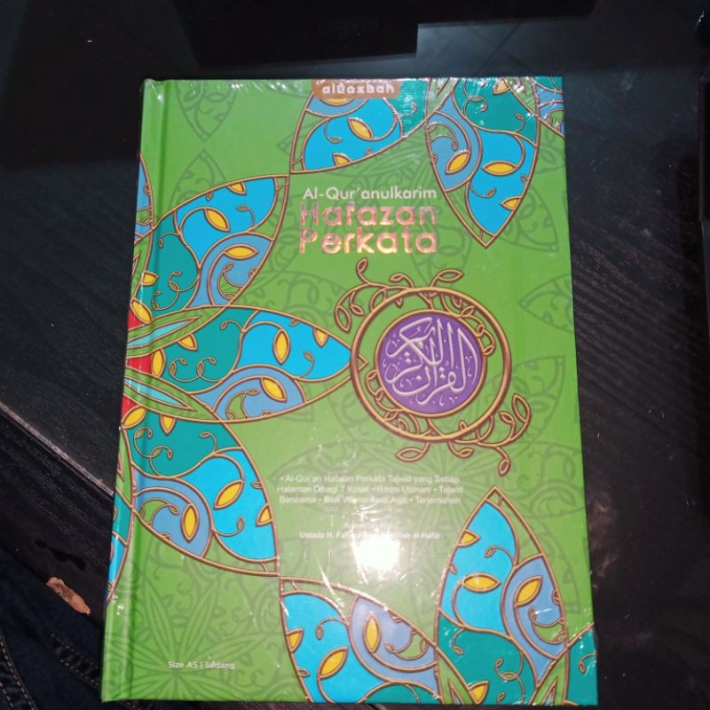 al qur'an hafazan perkata rainbow  (21×15cm)